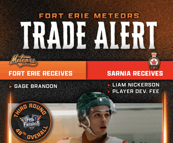 Meteors Acquire Gage Brandon From Legionnaires